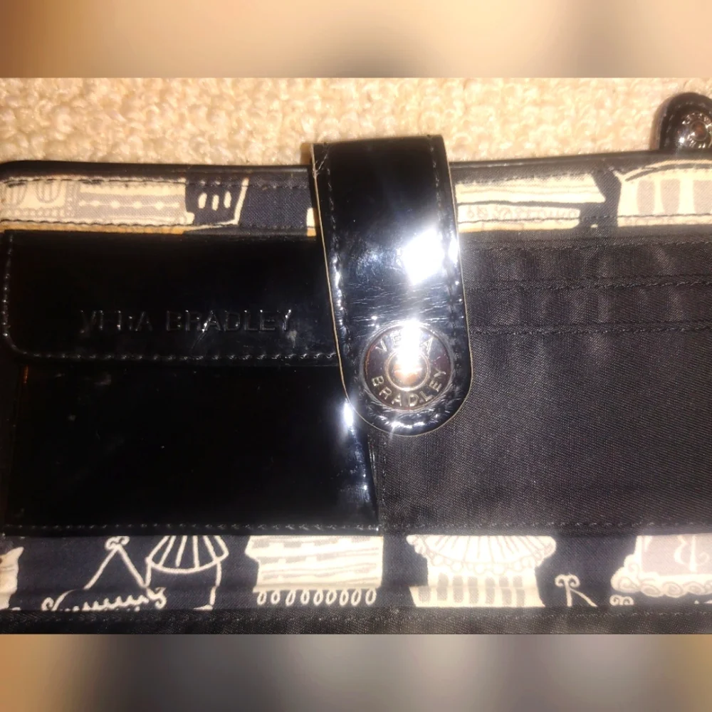 Vera Bradley Black Quilted wallet - Picture 7 of 10